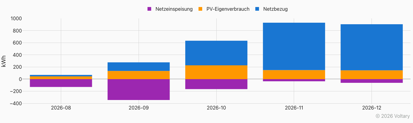 Lastgang und PV-Erzeugung im Jahresverlauf